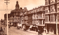F Street, downtown San Diego, 1890