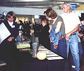 Phyllis Schess tending the Silent Auction