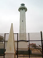 Border marker at Border Field State Park