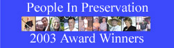 People in Preservation Awards