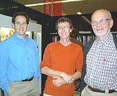 Vendors Peter Loughrey & David Skelly, with architect Malcolm Leland