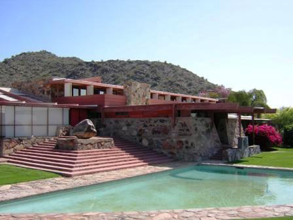 Taliesin West was architect Frank Lloyd Wright's winter home and school in