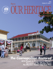 Save Our Heritage Organisation Magazine cover