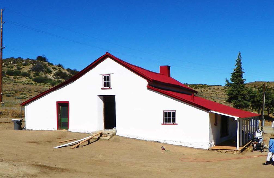 Photo of the restored Warner-Carrillo ranch house