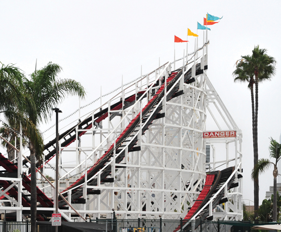 Giant Dipper roller coaster