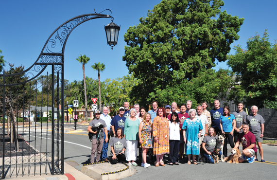 Volunteers and members of the Talmadge Historical Society and Heritage Architecture & Planning